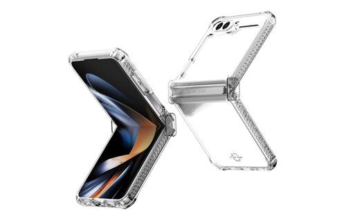 ITSKINS Supreme R Clear Hinge Case for Samsung Galaxy Z Flip 5 - Transparent
