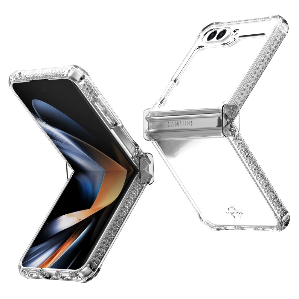 ITSKINS Supreme R Clear Hinge Case for Samsung Galaxy Z Flip 5 - Transparent