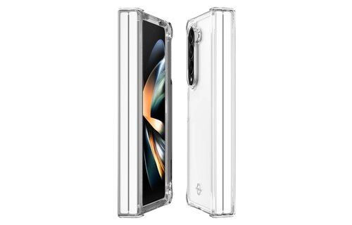 ITSKINS Supreme R Clear Hinge Case with Pen Holder for Samsung Galaxy Z Fold 5 - Transparent