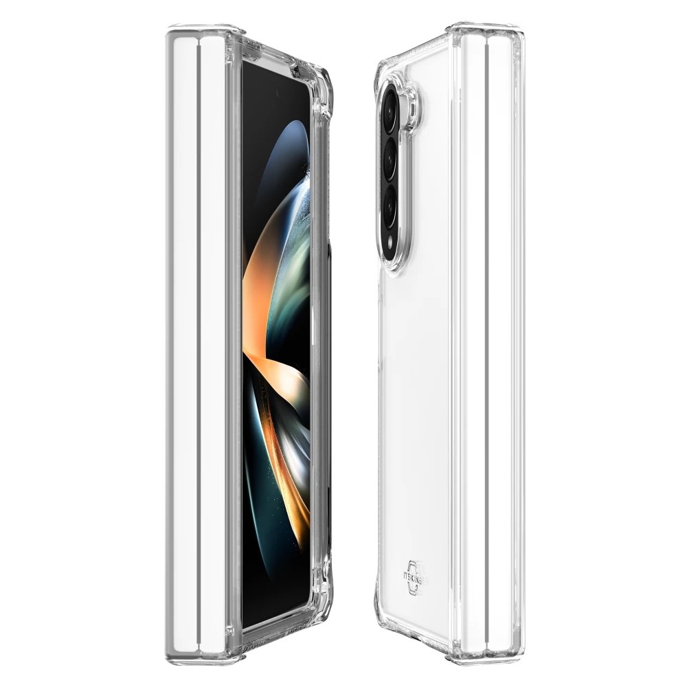 ITSKINS Supreme R Clear Hinge Case with Pen Holder for Samsung Galaxy Z Fold 5 - Transparent