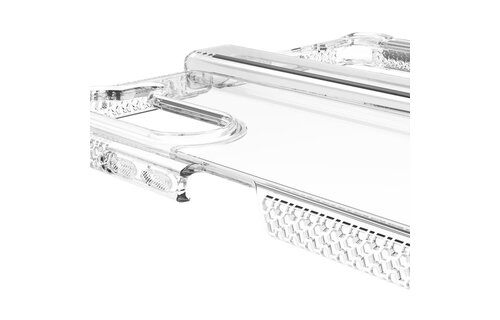 ITSKINS Supreme R Clear Hinge Case with Pen Holder for Samsung Galaxy Z Fold 5 - Transparent