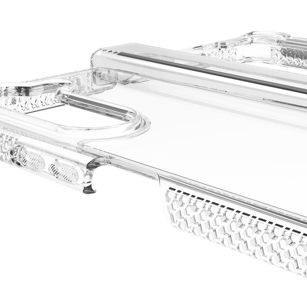 ITSKINS Supreme R Clear Hinge Case with Pen Holder for Samsung Galaxy Z Fold 5 - Transparent