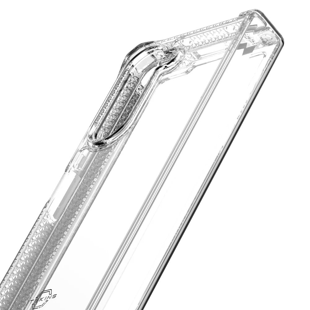 ITSKINS Supreme R Clear Hinge Case with Pen Holder for Samsung Galaxy Z Fold 5 - Transparent