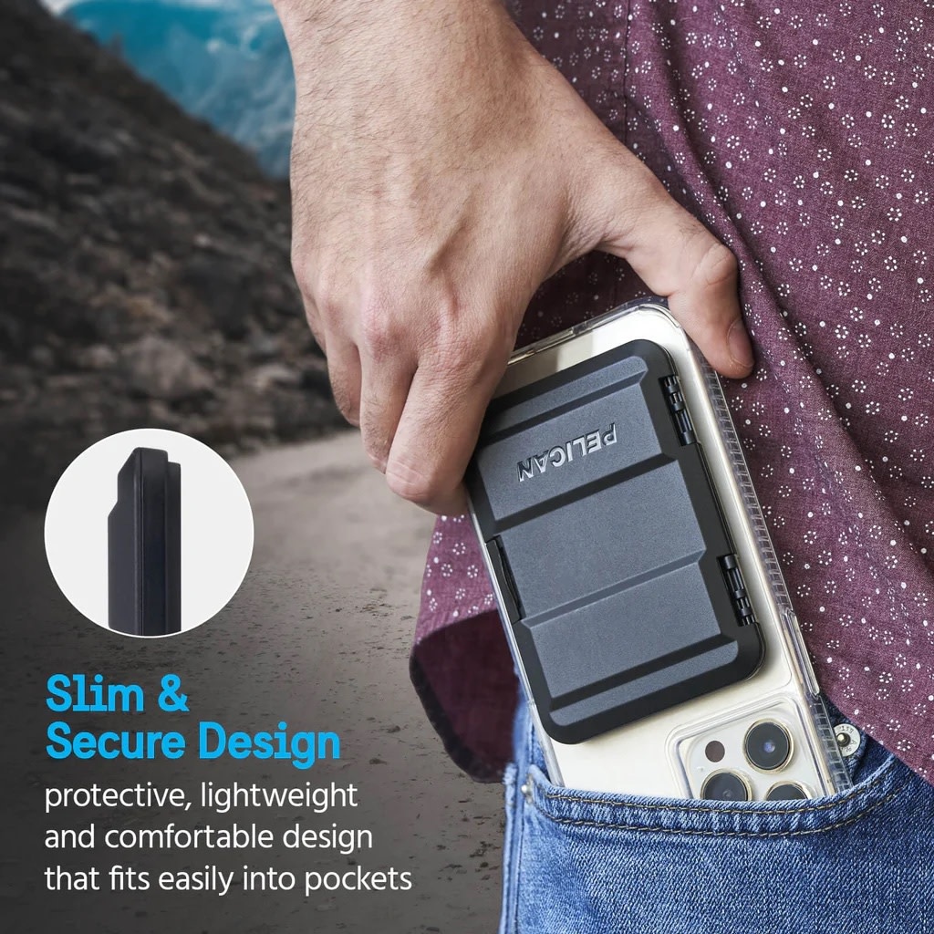 Pelican MagSafe Protector Magnetic Wallet - Black