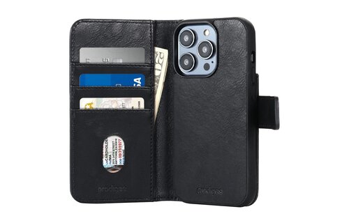 Prodigee 2-in-1 Folio Wallet MagSafe Case for iPhone 15 Pro - Black