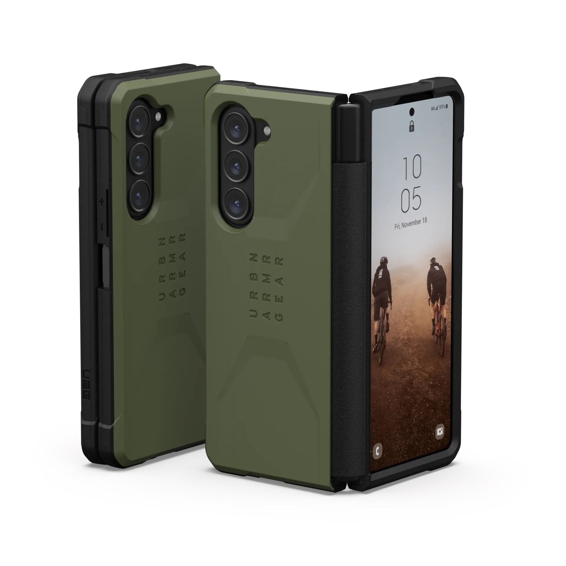 UAG Civilian Case for Samsung Galaxy Z Fold 5 - Olive Drab