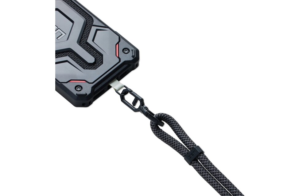 UAG Civilian Crossbody Slim Lanyard - Graphite and Black