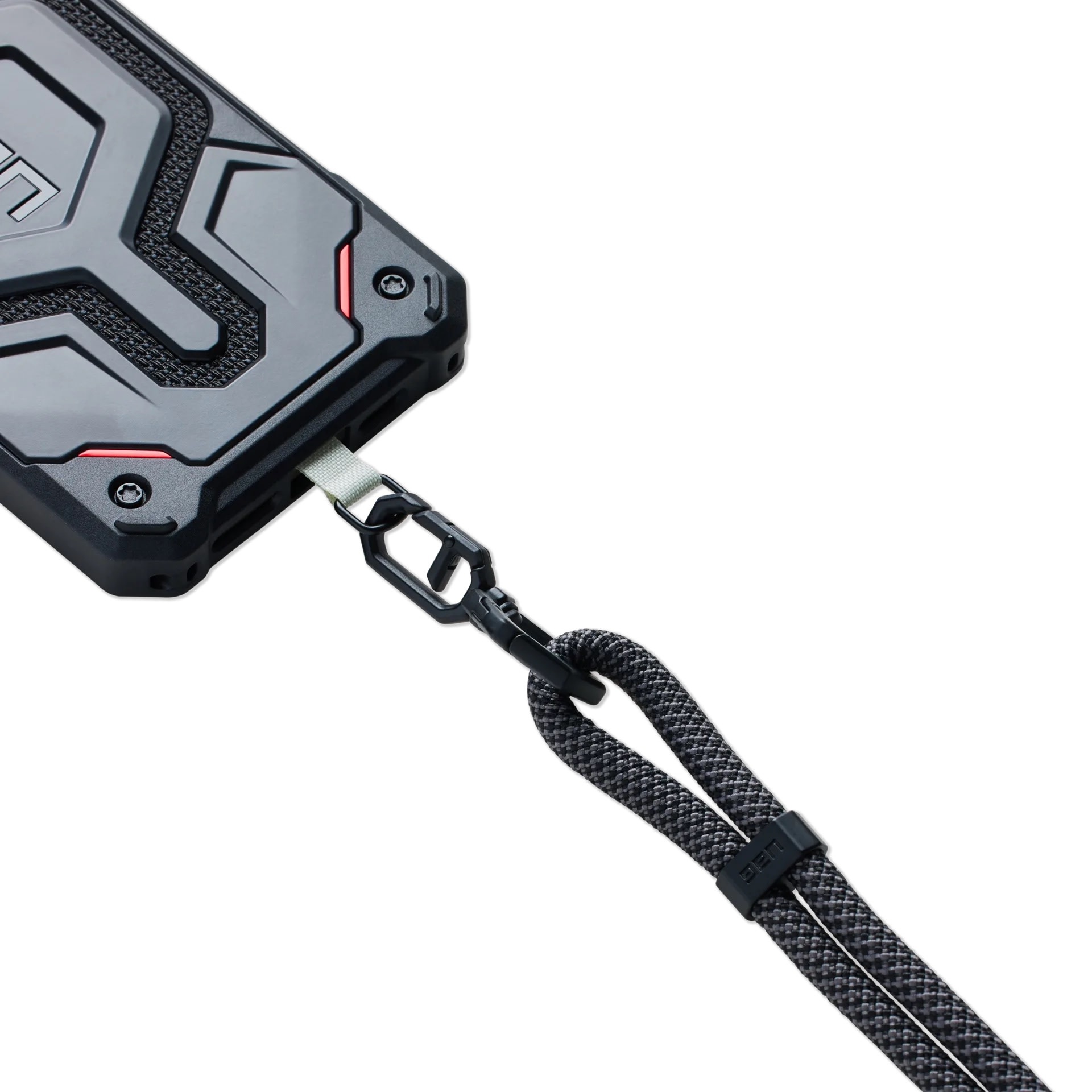 UAG Civilian Crossbody Slim Lanyard - Graphite and Black