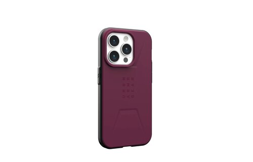 UAG Civilian MagSafe Case for Apple iPhone 15 Pro - Bordeaux