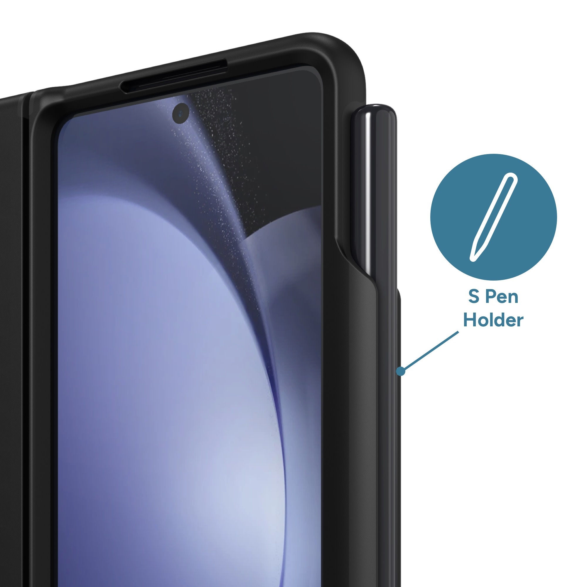 ZAGG Bridgetown Case for Samsung Galaxy Z Fold 5 - Black