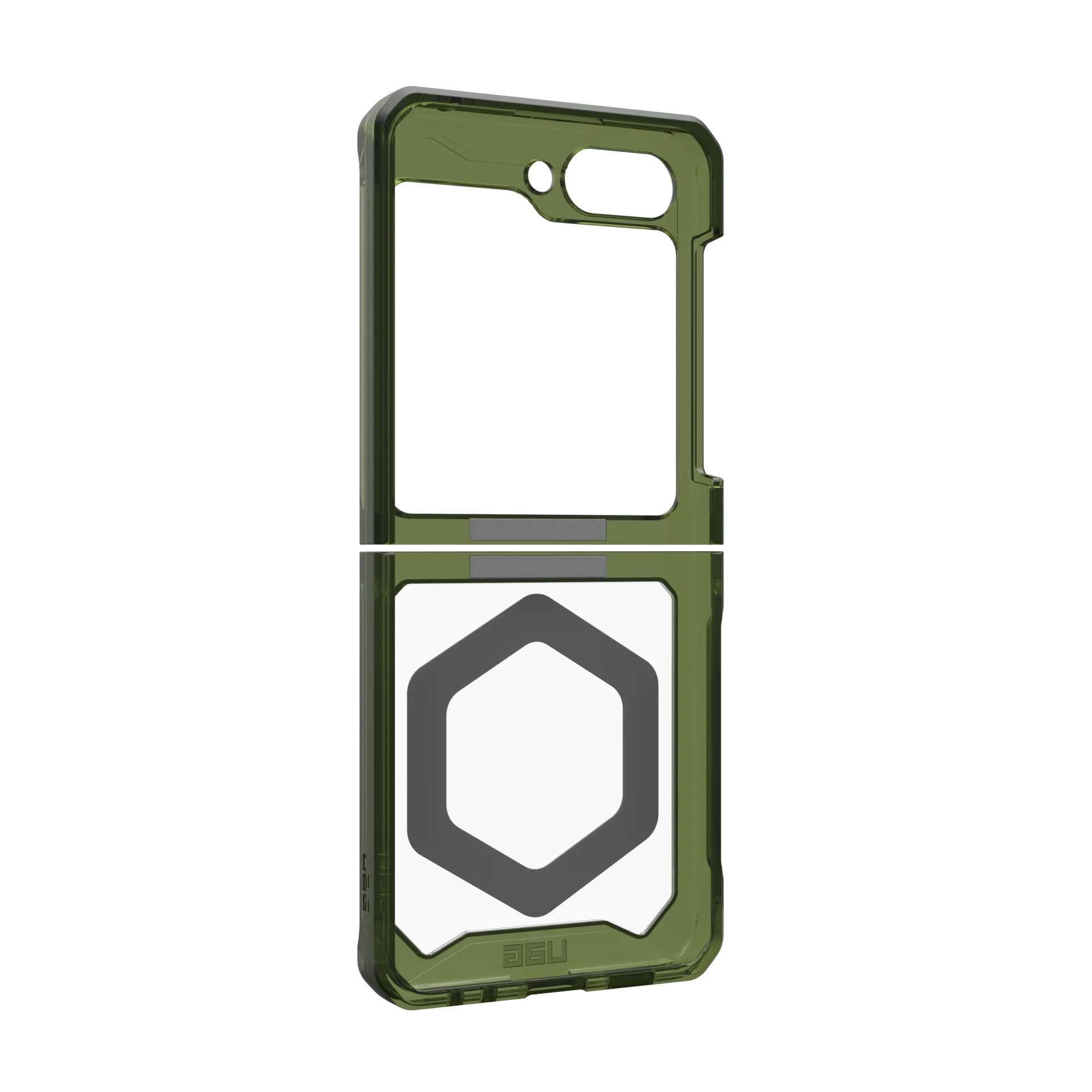UAG Plyo Pro MagSafe Case for Samsung Galaxy Z Flip 5 - Olive and Space Grey