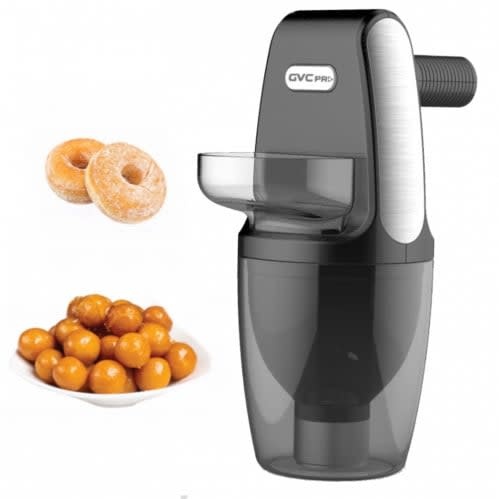 Saachi Rechargeable 2 in 1 Luqaimat and Donut Maker - Black