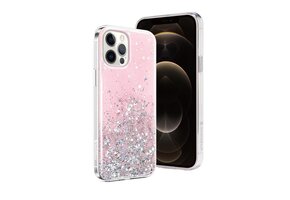 SwitchEasy Starfield Case for iPhone 12 Pro Max - Transparent Rose