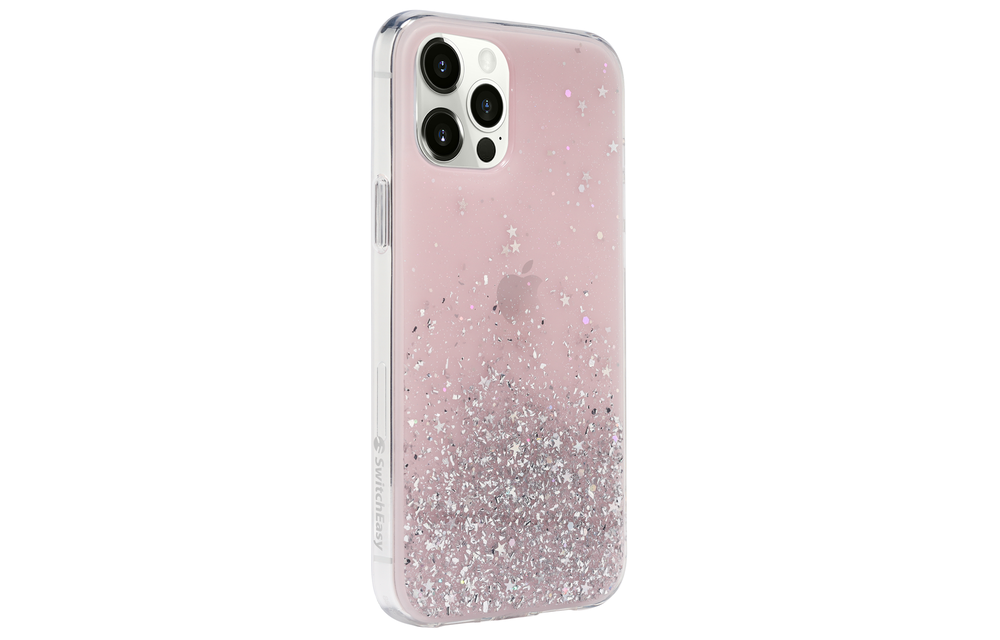 SwitchEasy Starfield Case for iPhone 12 Pro Max - Transparent Rose
