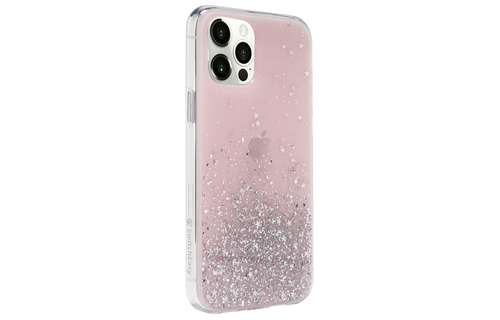SwitchEasy Starfield Case for iPhone 12 Pro Max - Transparent Rose