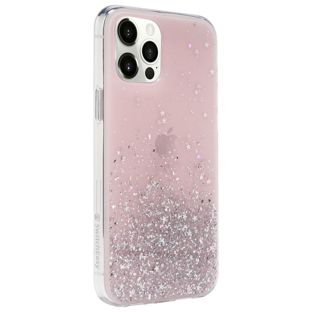 SwitchEasy Starfield Case for iPhone 12 Pro Max - Transparent Rose