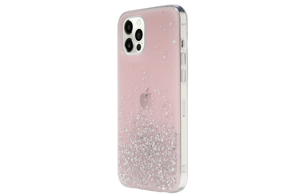 SwitchEasy Starfield Case for iPhone 12 Pro Max - Transparent Rose