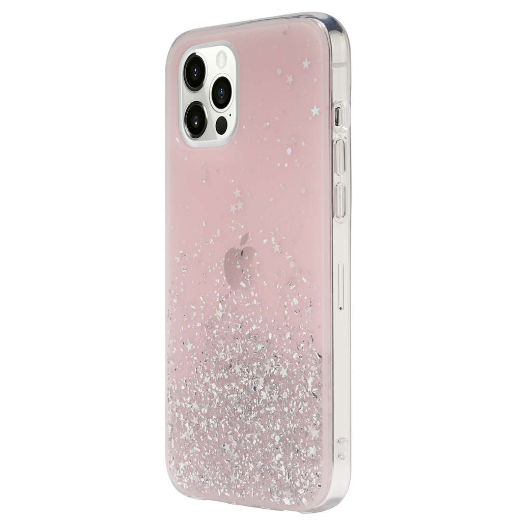 SwitchEasy Starfield Case for iPhone 12 Pro Max - Transparent Rose