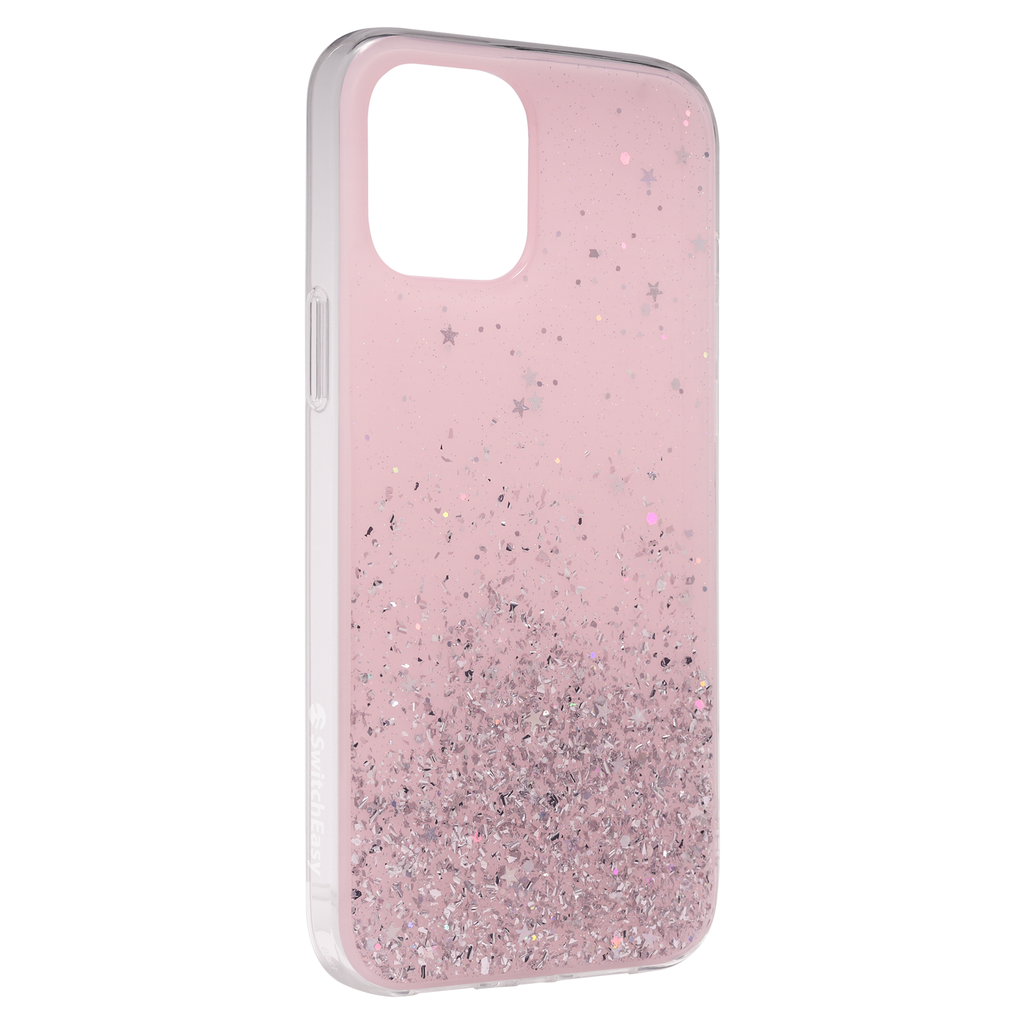 SwitchEasy Starfield Case for iPhone 12 Pro Max - Transparent Rose