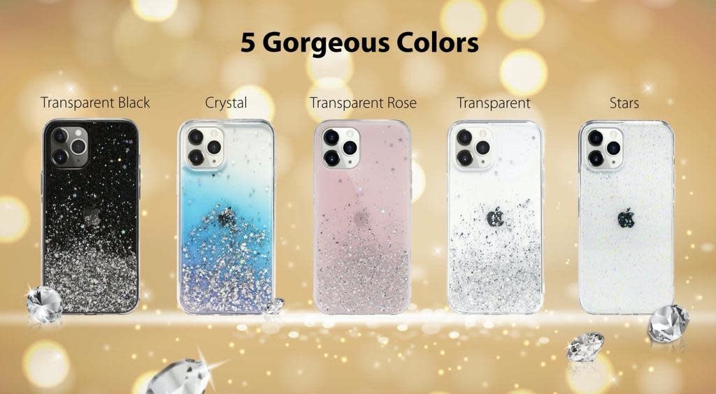 SwitchEasy Starfield Case for iPhone 12 Pro Max - Transparent Rose