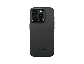 Pitaka MagEZ MagSafe Case Pro 4 for iPhone 15 Pro Max - 1500D Black/Grey Twill