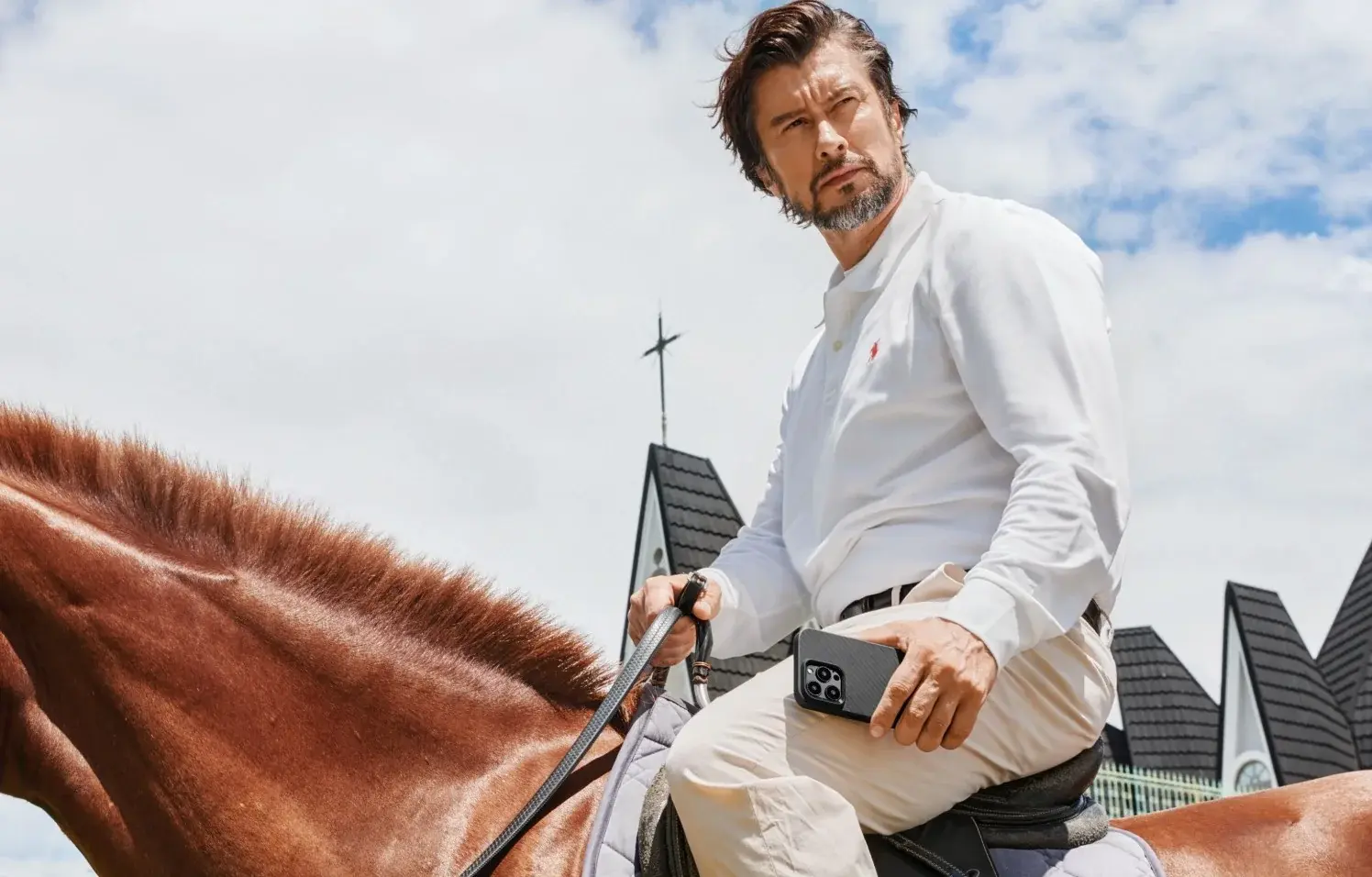 Pitaka MagEZ MagSafe Case Pro 4 for iPhone 15 Pro Max - 600D Black/Grey Twill