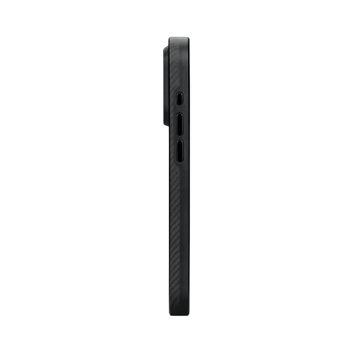 Pitaka MagEZ MagSafe Case Pro 4 for iPhone 15 Pro - 600D Black/Grey Twill