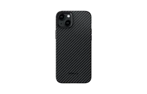 Pitaka MagEZ MagSafe Case Pro 4 for iPhone 14 Plus / 15 Plus - 1500D Black/Grey Twill