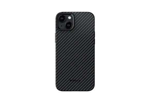 Pitaka MagEZ MagSafe Case Pro 4 for iPhone 14 Plus / 15 Plus - 1500D Black/Grey Twill