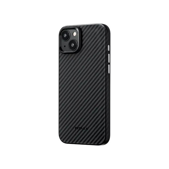 Pitaka MagEZ MagSafe Case Pro 4 for iPhone 14 Plus / 15 Plus - 1500D Black/Grey Twill