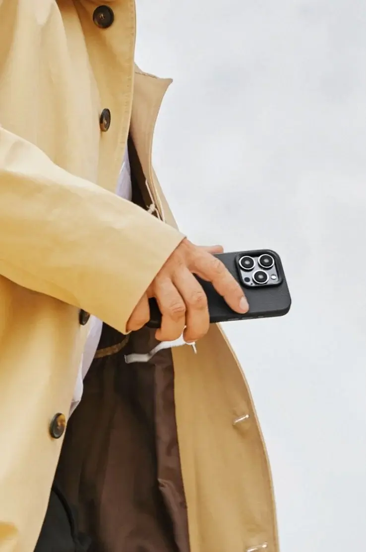 Pitaka MagEZ MagSafe Case Pro 4 for iPhone 14 Plus / 15 Plus - 1500D Black/Grey Twill