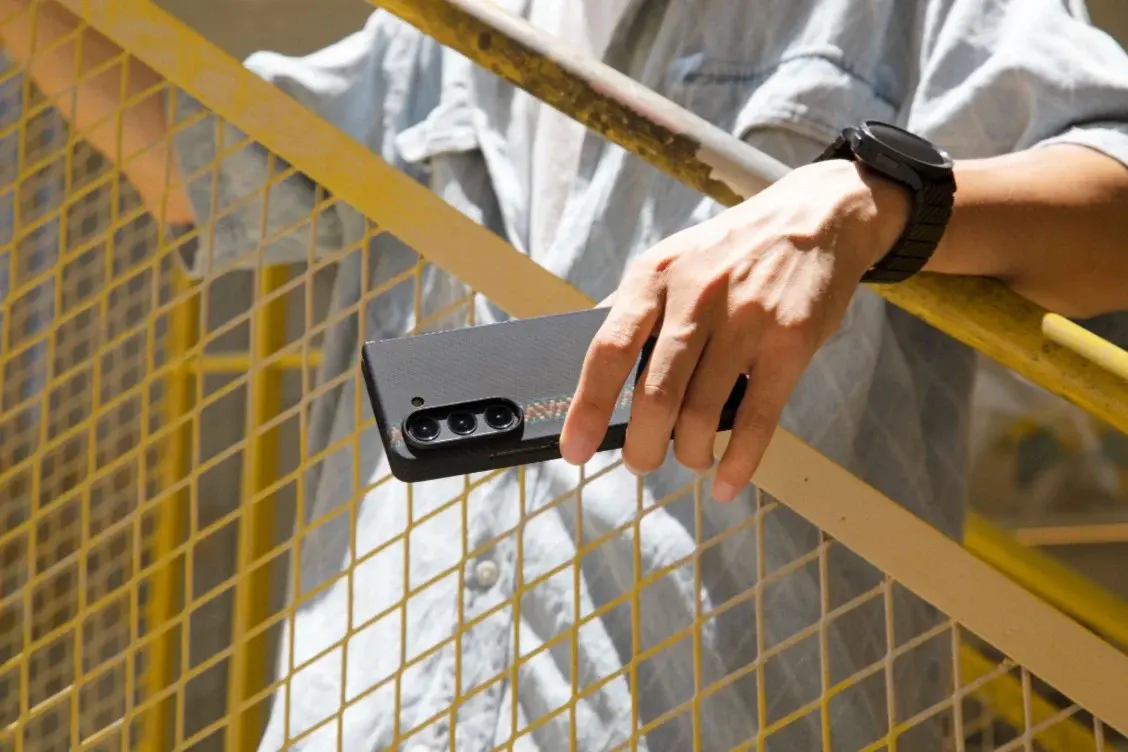 Pitaka Aramid Fiber Air Case for Samsung Galaxy Z Fold 5 - 600D Rhapsody