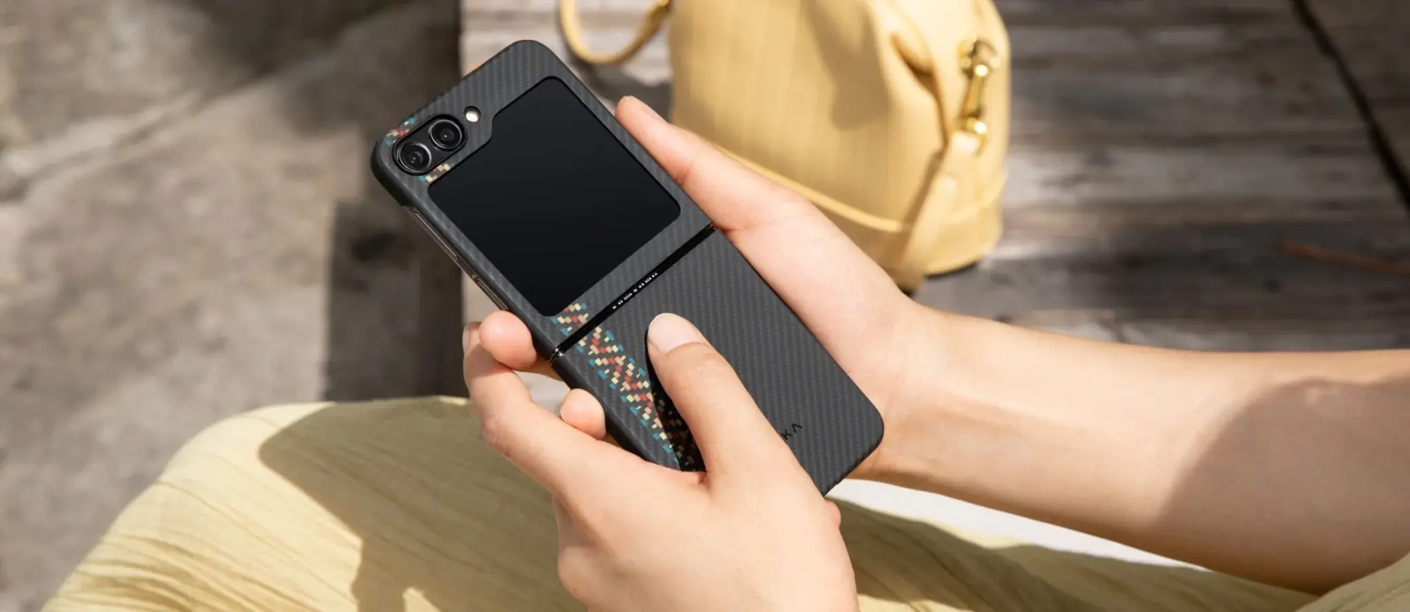 Pitaka MagEZ MagSafe Case 3 for Samsung Galaxy Z Flip 5 - 600D Rhapsody