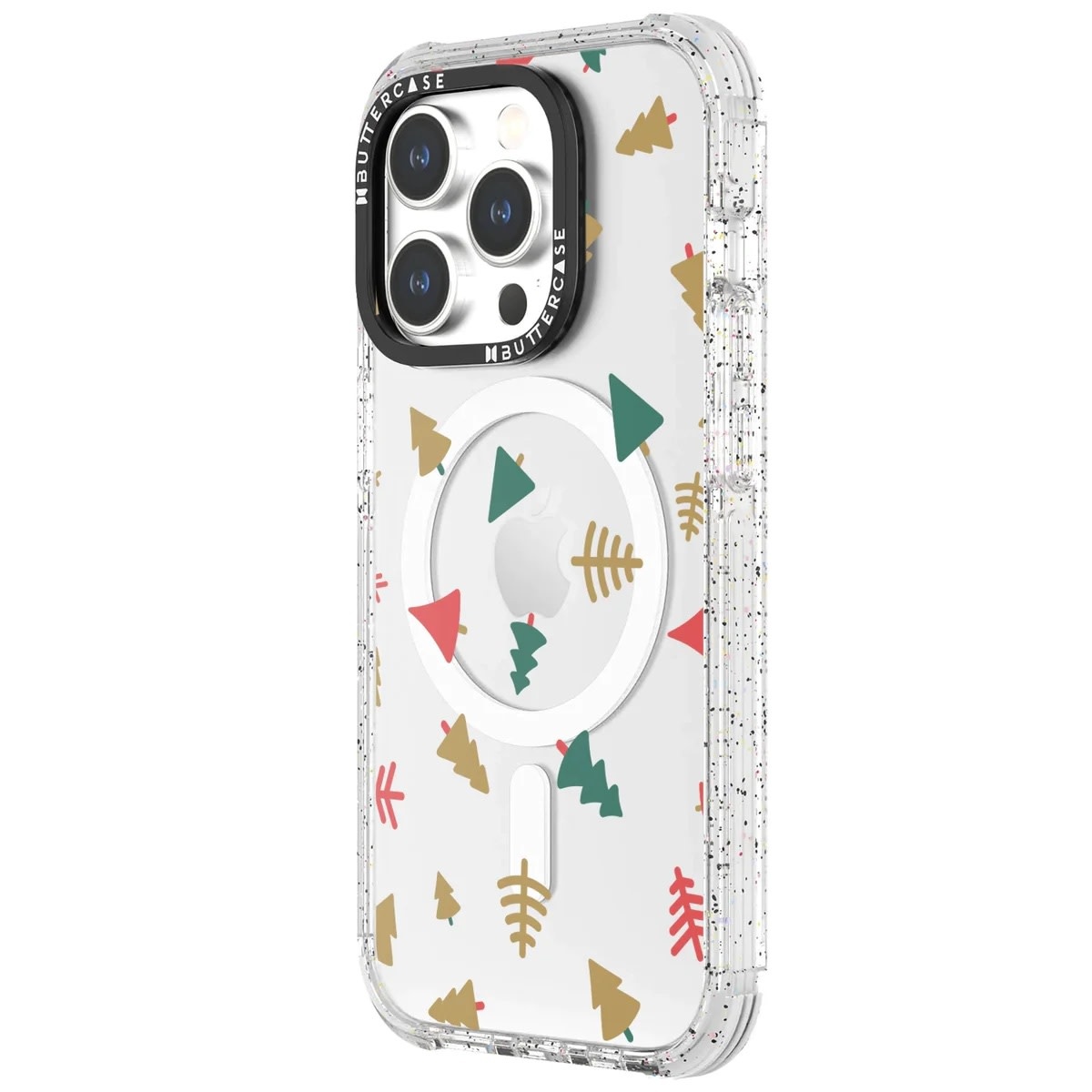 Buttercase Inspire MagSafe Series Protective Case For iPhone 15 Pro - Christmas Trees