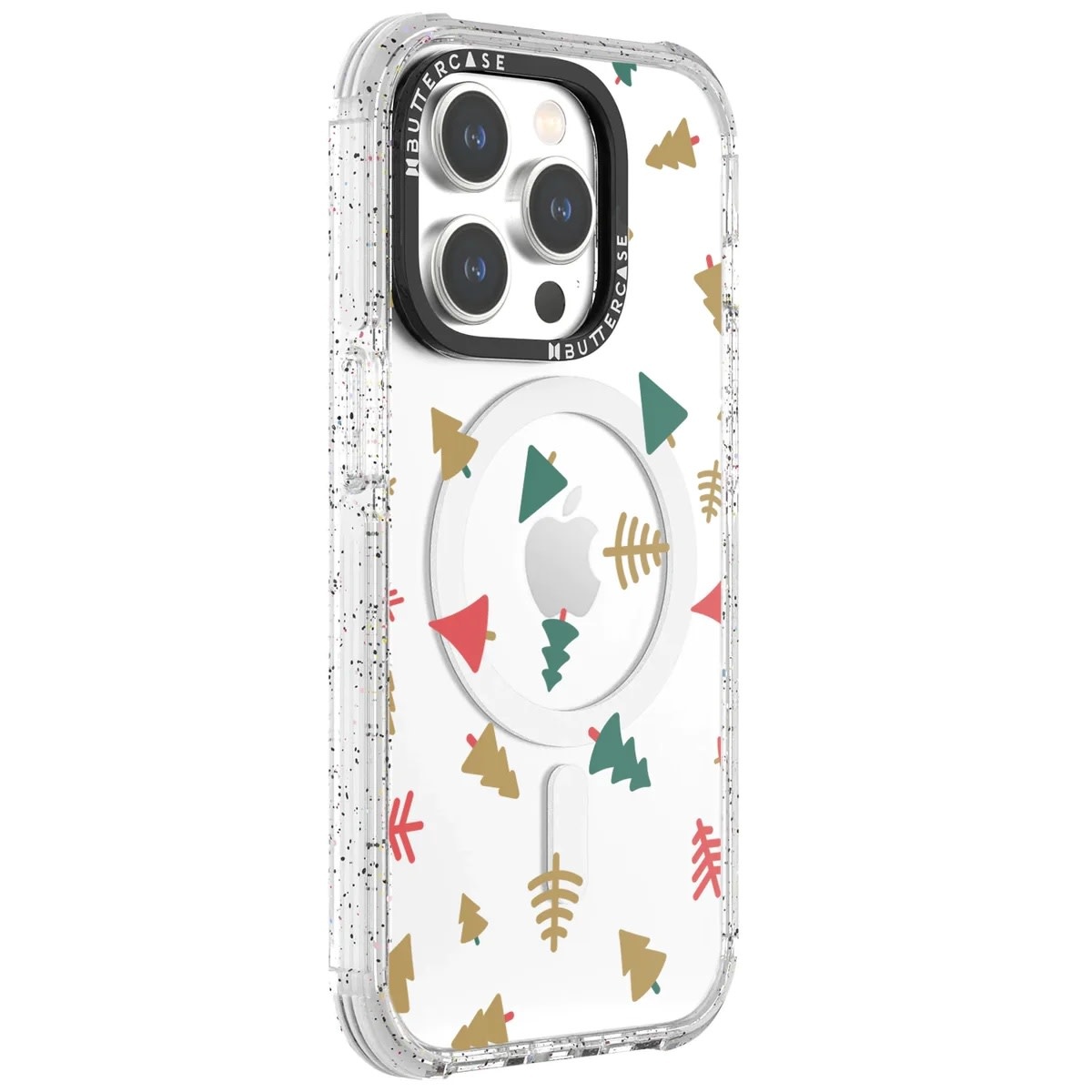 Buttercase Inspire MagSafe Series Protective Case For iPhone 15 Pro - Christmas Trees
