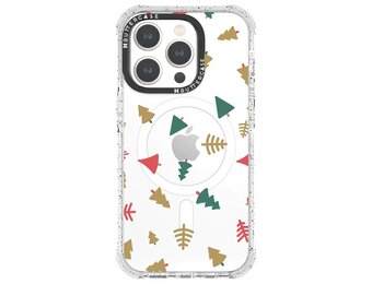 Buttercase Inspire MagSafe Series Protective Case For iPhone 15 Pro - Christmas Trees