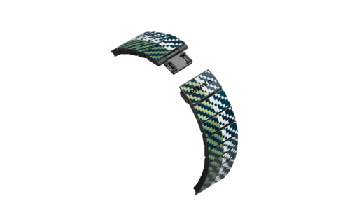 Pitaka Chroma Carbon Fiber Poetry Link Bracelet Band for Apple Watch Ultra 49mm & 42,44,45.46mm / 38,40,41.42mm - Wind