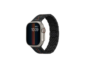 Pitaka Carbon Fiber Link Bracelet Band for Apple Watch Ultra 49mm & 42,44,45.46mm / 38,40,41,42mm - Rhapsody