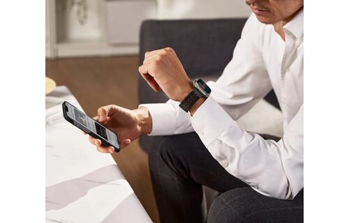 Pitaka Carbon Fiber Link Bracelet Band for Apple Watch Ultra 49mm & 42,44,45.46mm / 38,40,41,42mm - Rhapsody