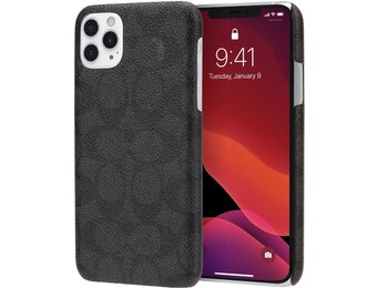 Coach Slim Wrap Case for Apple iPhone 11 Pro Max - Signature C Black
