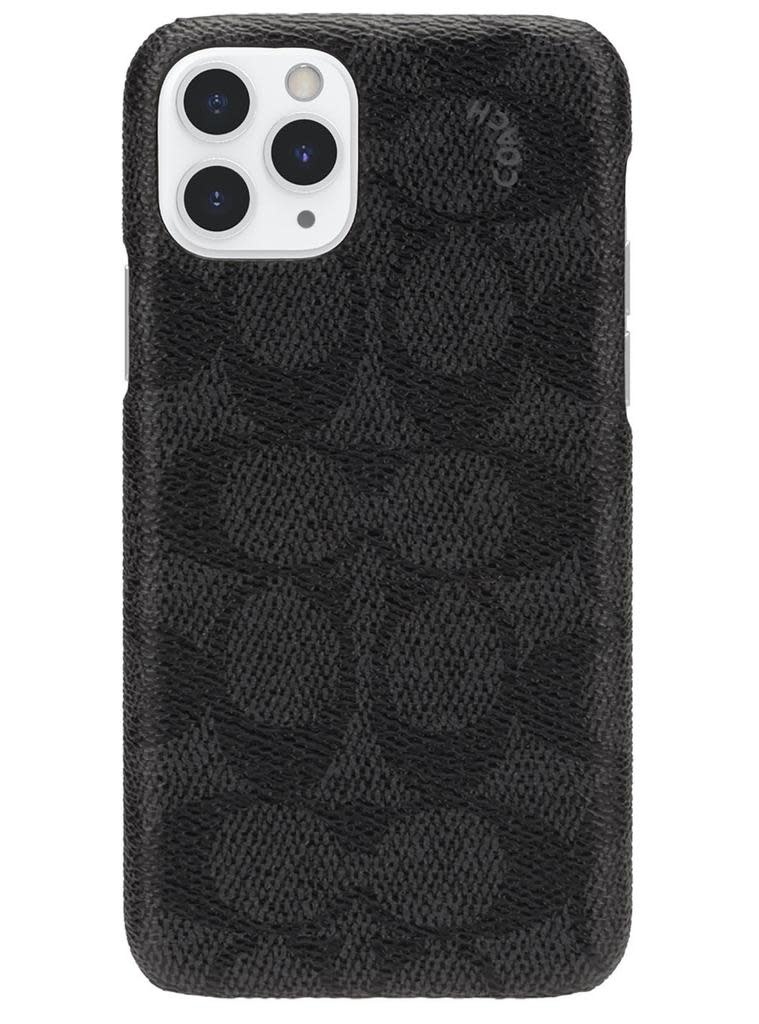 Coach Slim Wrap Case for Apple iPhone 11 Pro Max - Signature C Black