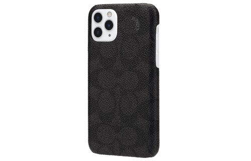 Coach Slim Wrap Case for Apple iPhone 11 Pro Max - Signature C Black