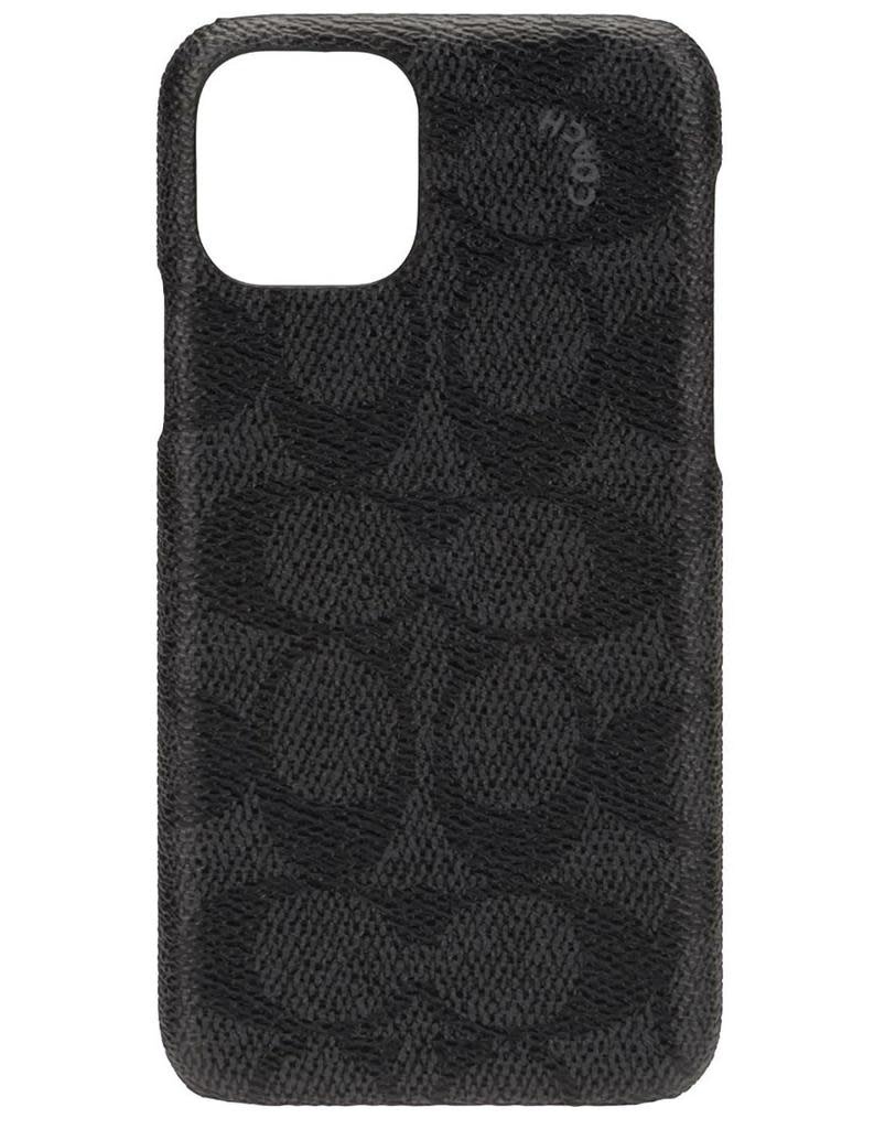 Coach Slim Wrap Case for Apple iPhone 11 Pro Max - Signature C Black