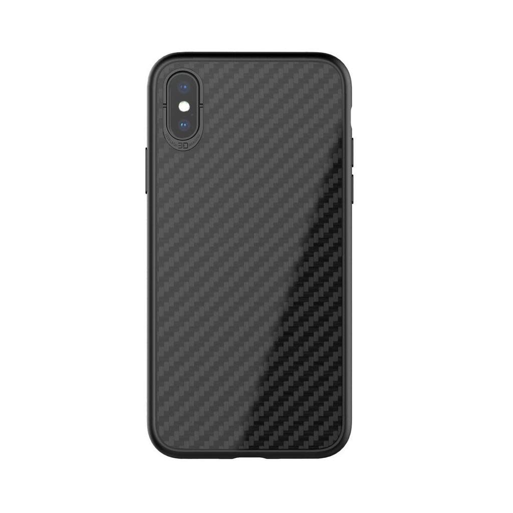 Happy Plugs iPhone Xs Max Slim Case - Carbon Fiber