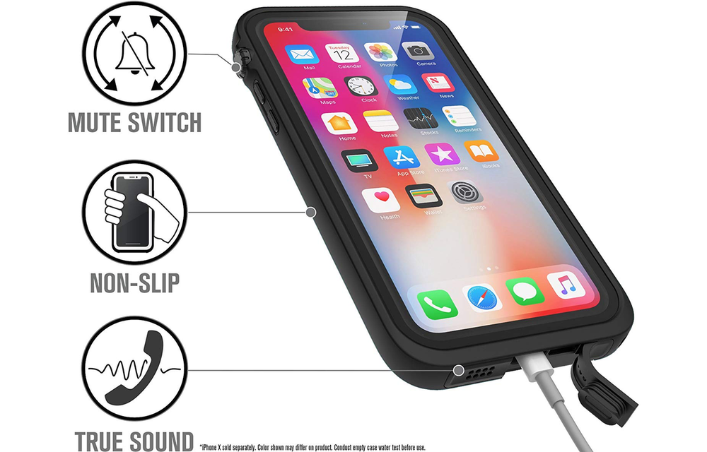 Catalyst Waterproof Case for iPhone X - Stealth Black