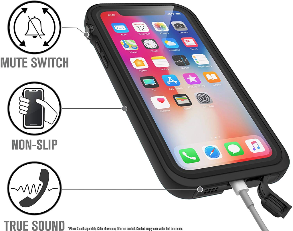 Catalyst Waterproof Case for iPhone X - Stealth Black