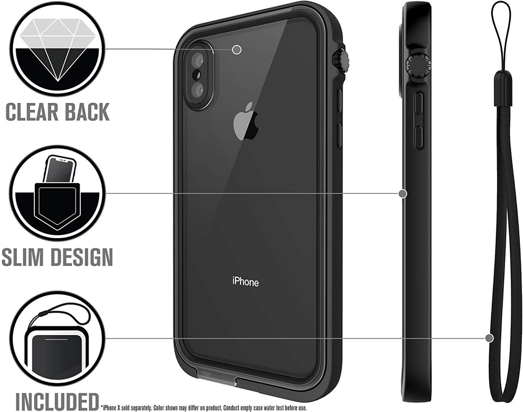 Catalyst Waterproof Case for iPhone X - Stealth Black