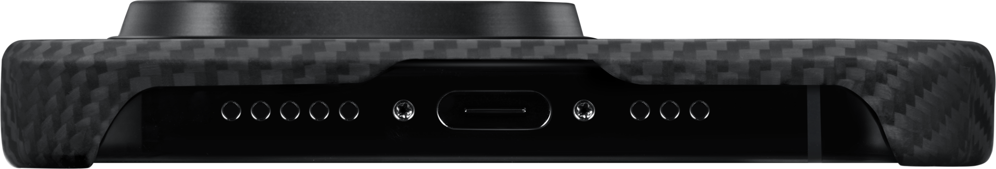 Pitaka MagEZ MagSafe Case 4 for iPhone 15 Pro - 600D Black/Grey Twill