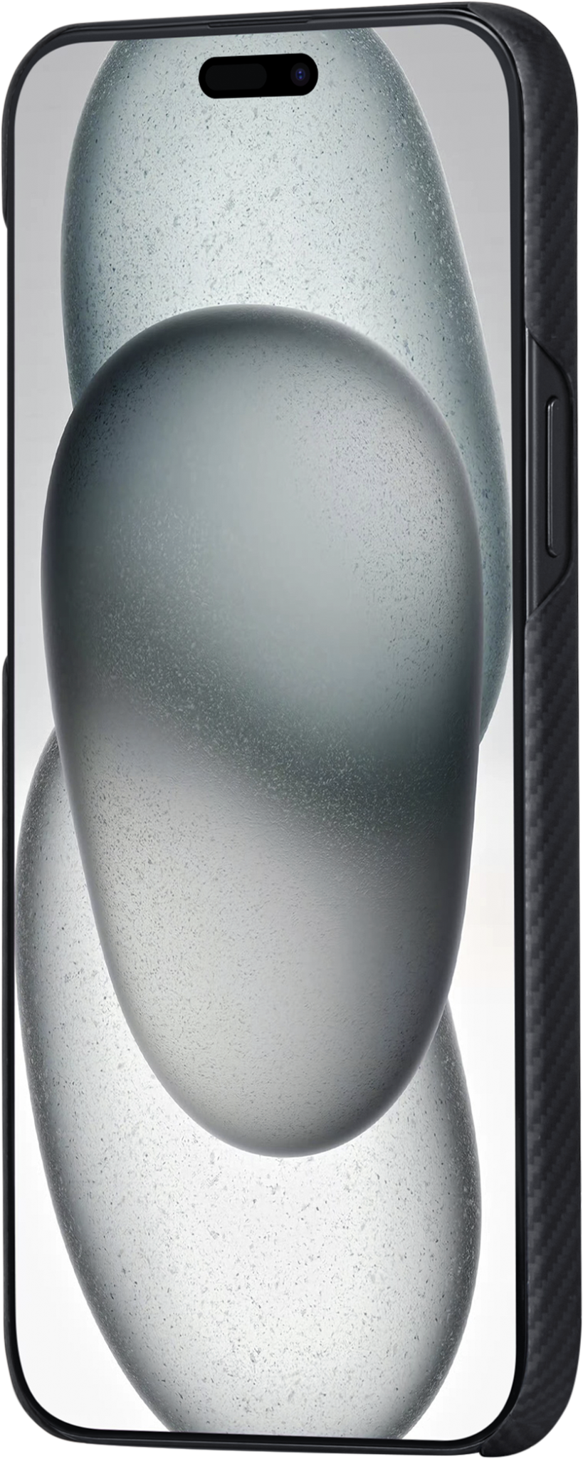 Pitaka MagEZ MagSafe Case 4 for iPhone 15 Pro - 600D Black/Grey Twill