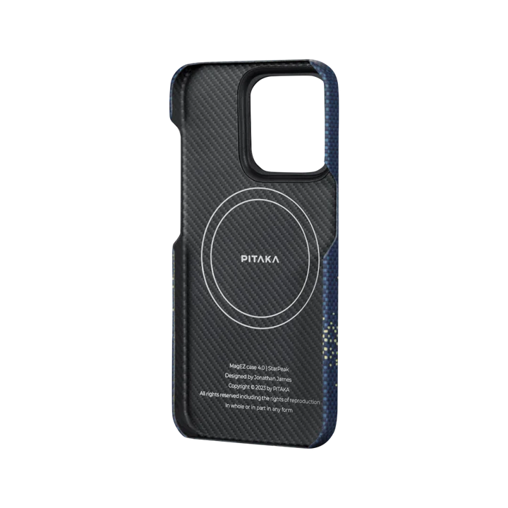 Pitaka MagEZ MagSafe Case 4 for iPhone 15 Pro Max -  1500D Milky Way Galaxy